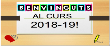 Benvinguts al nou curs!!