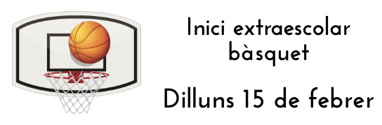Inici extraescolar bàsquet