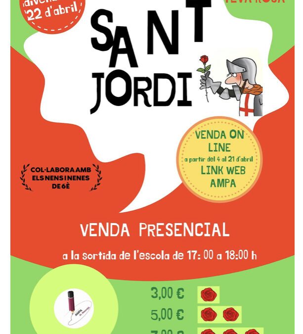 VENDA DE ROSES PER SANT JORDI