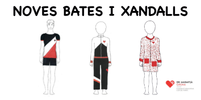 Nou disseny bates i equipament esportiu