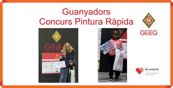 Tenim guanyadors del concurs de pintura ràpida del GEiEG!!